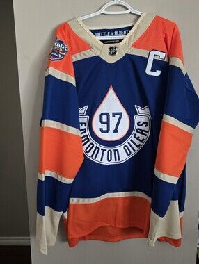 Edmonton Oilers Fanatics McDavid NHL Battle Of Alberta Heritage Classic Men XL